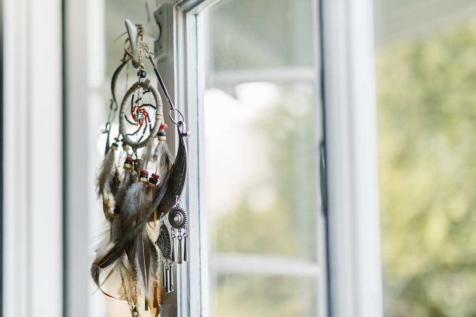 Black and White Dream Catcher Hanged on Window
